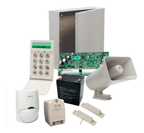 Imagen 1 de 8 de Alarma Para Casa Kit Dsc 1832 585 Sensor De Movimiento