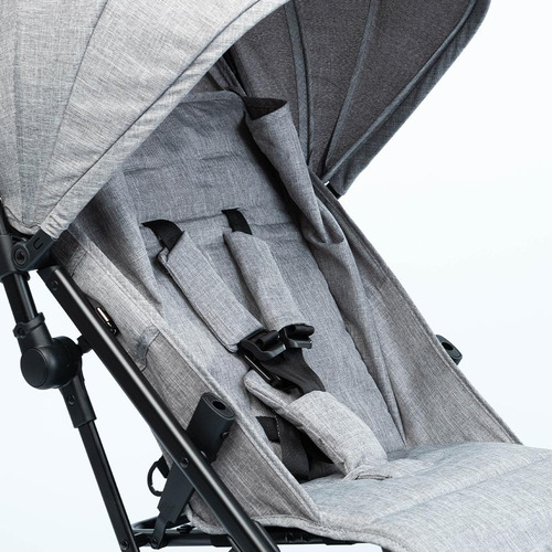Carrinho de Bebe Passeio Portátil Mini Cinza Kikkaboo