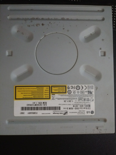 Imagen 2 de 3 de Unidad Cd-rw, Dvd Rom, Formato Ide, Marca LG.
