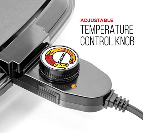 Chefman Electric Griddle, Control De Temperatura Ajustable,