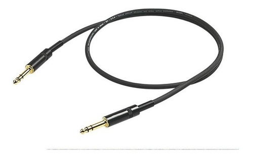  Cable Balanceado Trs Plug/plug 1m Proel Musica Pilar