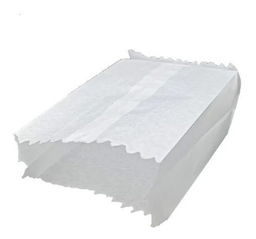 Imagem 2 de 4 de Saco De Papel Branco Capacidade De 1/2kg Com 500 Unidades