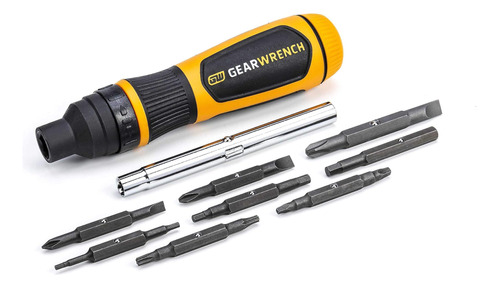 Gearwrench 19-en-1 Destornillador Multipunta Con Matraca - R