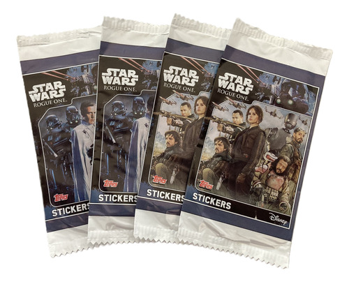 Laminas Álbum: Star Wars - Rogue One, 8 Sobres De Stickers