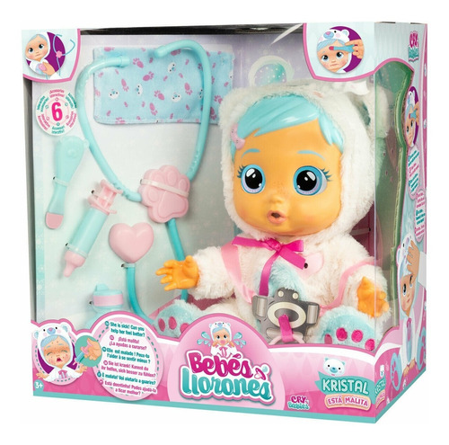 Cry Babies Kristal Bebe Lloron Lagrima Reales Muñeca Origina