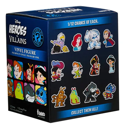 Miniaturas Misteriosas De Héroes Contra Villanos De Disney,