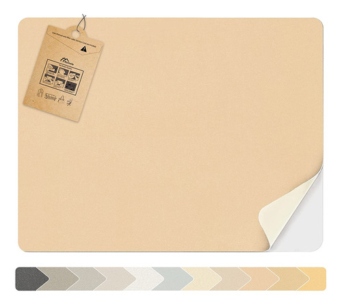 Retazo De Cuero, Parches De Reparacion 20x28cm - Beige A