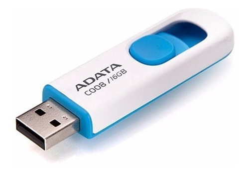 Imagen 2 de 5 de Memoria USB Adata C008 16GB 2.0 azul