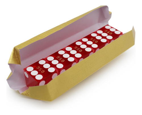 Dice De Casino Profesional De 19 Mm - Conjunto De 5 Dados Ro