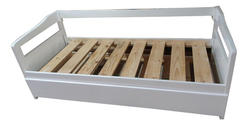 Cama Marinera En Madera Pintado Blanco