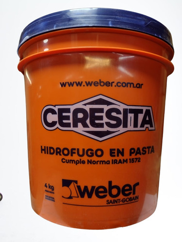 Hidrofugo Ceresita De Weber X 4 L