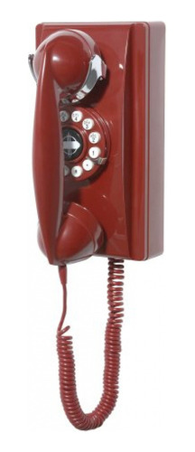 Telefono Antiguo Crosley Cr55-re Teléfono De Pared Con Tecn