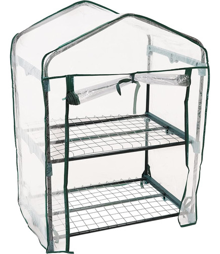 Sunnydaze Mini Greenhouse De 2 Niveles Para Exteriores - Min