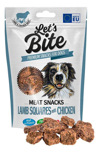 Let´s Bite Dog Meat Snack Lamb Squares With Chicken 80gr. Np
