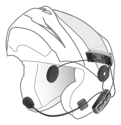 Intercomunicador Capacete Interphone Bluetooth® 5.0 Ucom4tp