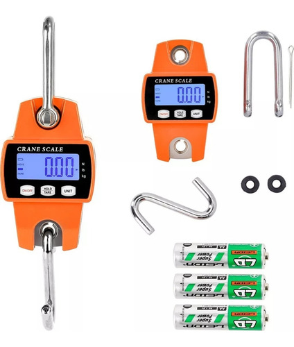 Balanza 300kg Pesar Media Red Pesar Pantalla Lcd Dijitales Naranja Color Puede Variar