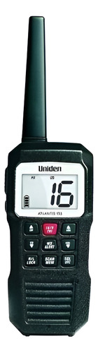 Radio Vhf Uniden Atlantis 155 Preto 3w Portátil Homologado