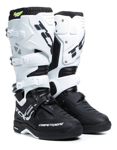 Botas Motocross Tcx Comp Evo Michelin Blanco/negro