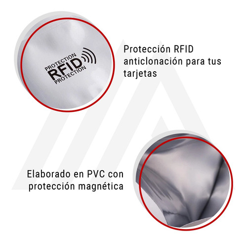 Imagen 7 de 10 de 6 Fundas Protectoras Anti Clonacion Tarjetas Bancarias Rfid