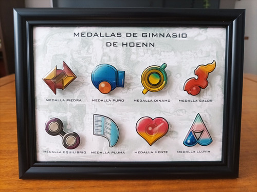 Medallas Pokémon Todas Las Regiones 