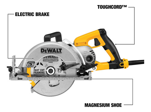 Sierra Circular Dewalt Dws535b 15a 7-1/4 Con Cable