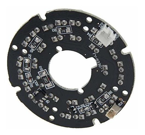 5 Unidad Od 2.1 30 Led Ir Infrarrojo Foco Placa Redonda