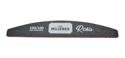 Imagen 1 de 7 de Lima Profesional Uñas Limado Grueso 100/100 Rosa Demujeres