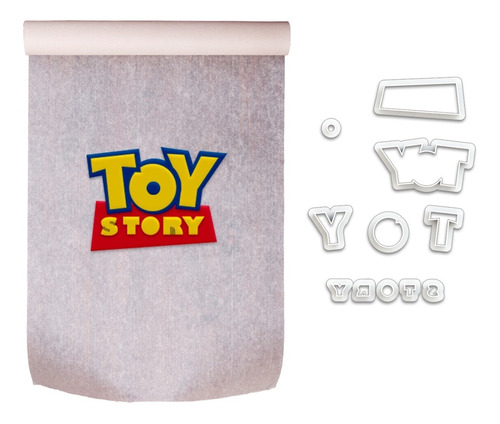 Cortador Logo Toy Story - 5,3 Cm