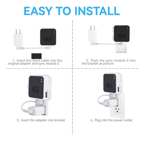 Soporte De Pared Para Blink Sync Module 2, Soporte De Montaj