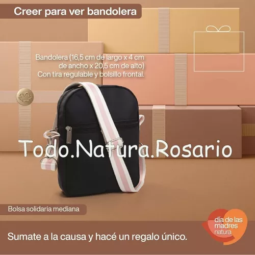 Bandolera Natura Creer Para Ver Todo Natura Rosario