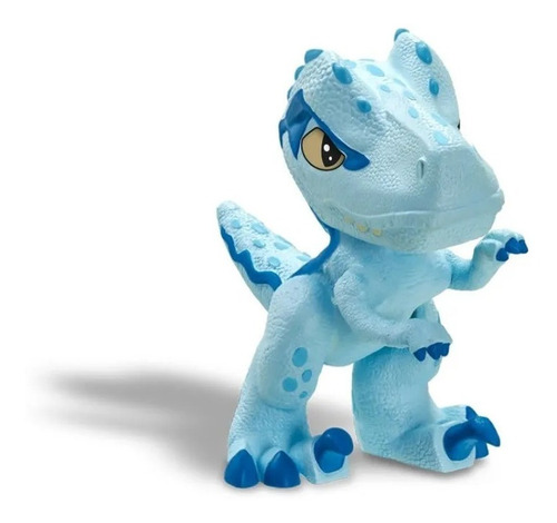 Imagem 2 de 4 de Dino Jurassic World Blue Dinos Baby Universal Velociraptor