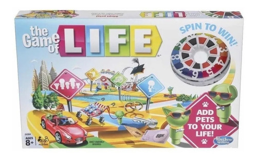 Juego De La Vida The Game Of Life Versión Inglés Hasbro 