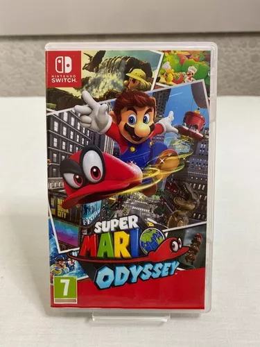 Jogo Super Mario Odyssey Switch Nintendo Switch Midia Fisica