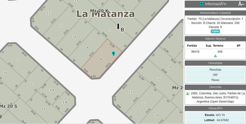 Terreno En Venta Villa Luzuriaga