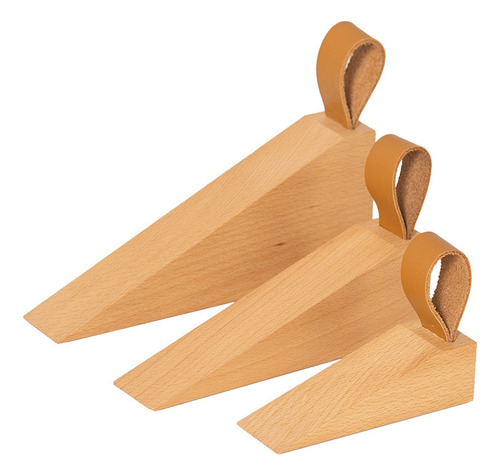 El Tope De Puerta De Madera Evita Resbalones, Absorbe Los Go