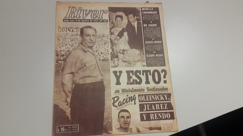 Revista River N° 952 7/3/1963 Jose Minella