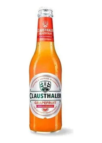 Cerveza Clausthaler Pomelo Bot. 330cc S/alcohol (0,2%)