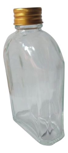 14 Botella De Vidrio Tequilera 100ml Con Tapa Anfora Pachita
