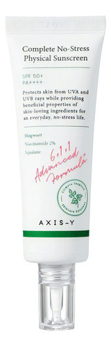 Axis-y Complete No-stress Physical Sunscreen 50ml - K Beauty