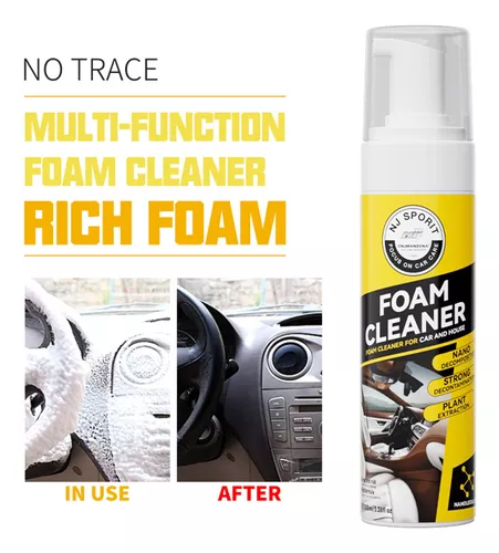 Limpia Tapicerias Coche,Espuma Limpiadora Coche,Limpiador Coche  Interior,Quitamanchas Limpieza de Asientos,Multifunctional Car Foam  Cleaner,Foam