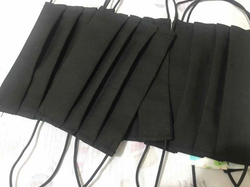 Cubrebocas Lavable Negro 10 Pack