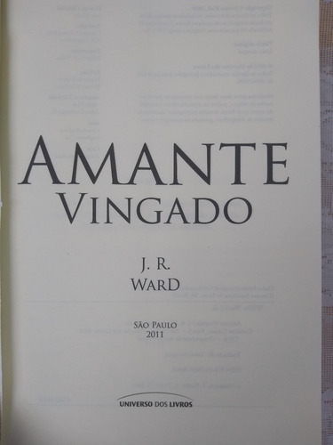 Amante Vingado - J.r. Ward