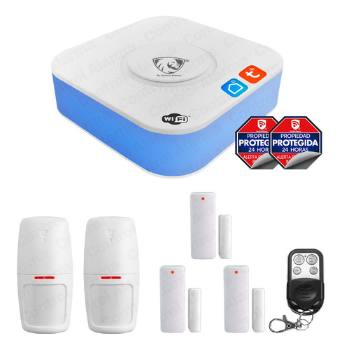 Imagen 1 de 10 de 7 Alarma Wifi Anti Robo App Google Alexa Seguridad Casa