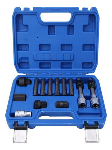 . 13*juego De Brocas Extracción Polea Rueda Libre Alternador