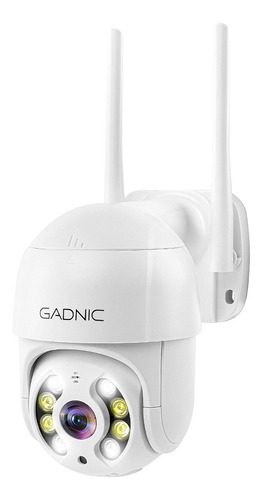 Imagen 9 de 11 de Cámara De Seguridad Ip Wifi Gadnic Domo Full Hd Motorizada Color Blanco