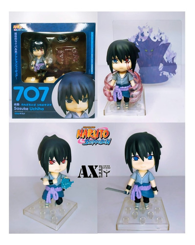 Imagen 1 de 10 de Figura Nendoroid Sasuke Uchiha -naruto Shippuden (importado)