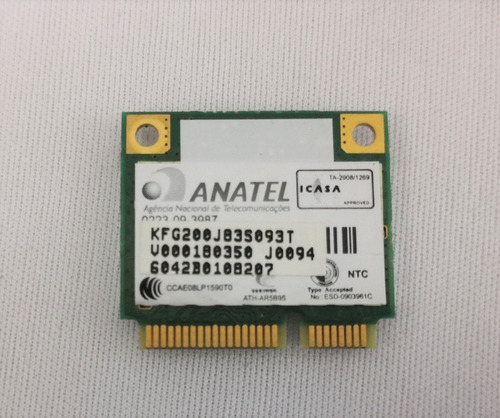 Tarjeta De Red Wifi Toshiba C655-sp5018m Mod Pa38722u-1mpc (Usado)