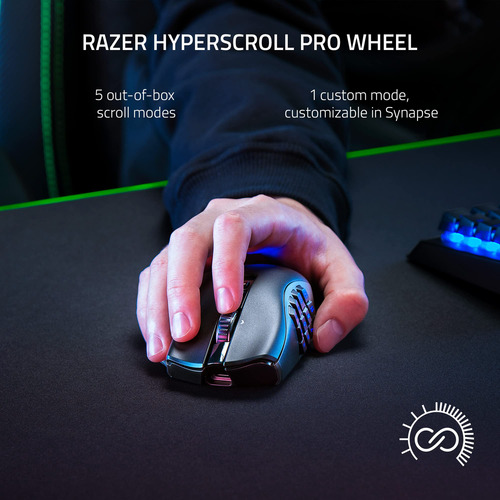 Ratón Inalámbrico Para Juegos Razer Naga V2 Pro Con 2, 6, 12