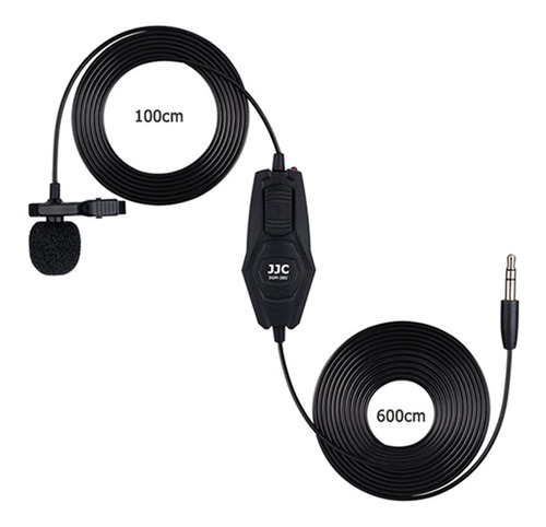 Imagen 6 de 10 de Micrófono Lavalier Omnidireccional Para Cámara