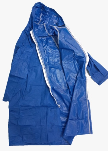 Impermeable Portátil Para Exteriores Azul Adulto Unisex